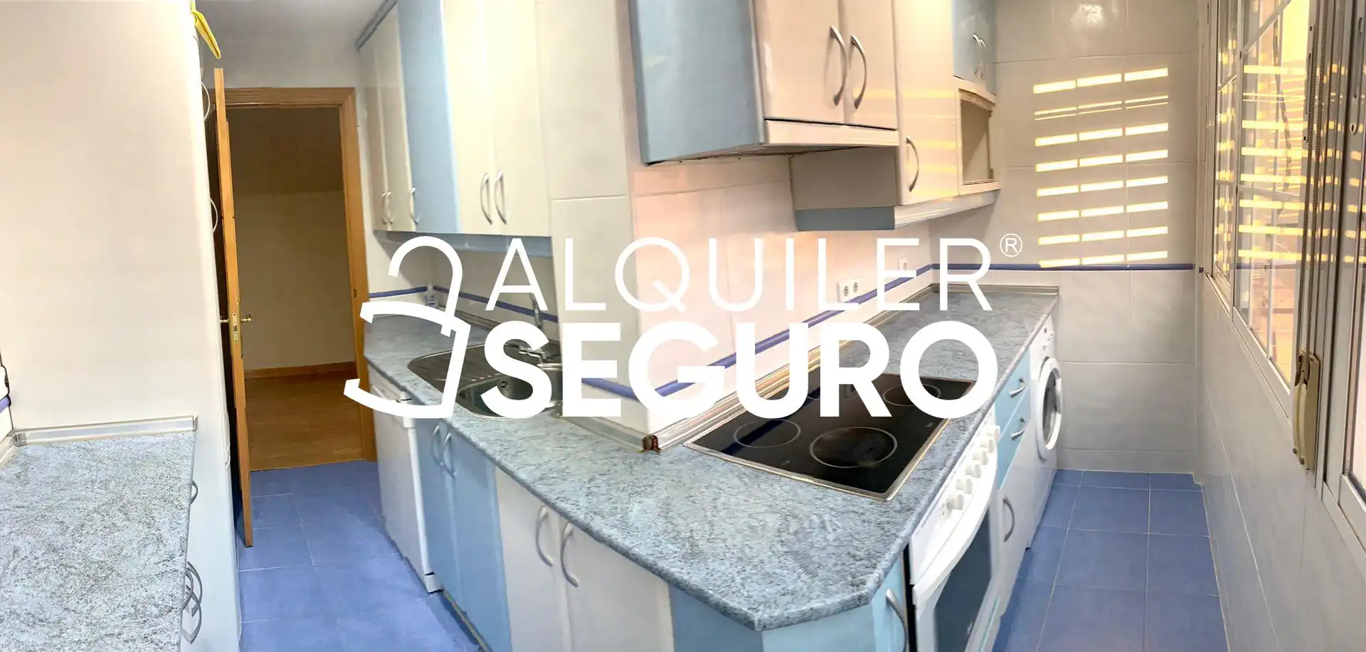 Cuina de Pis de lloguer en Coslada amb Aire condicionat i Calefacció