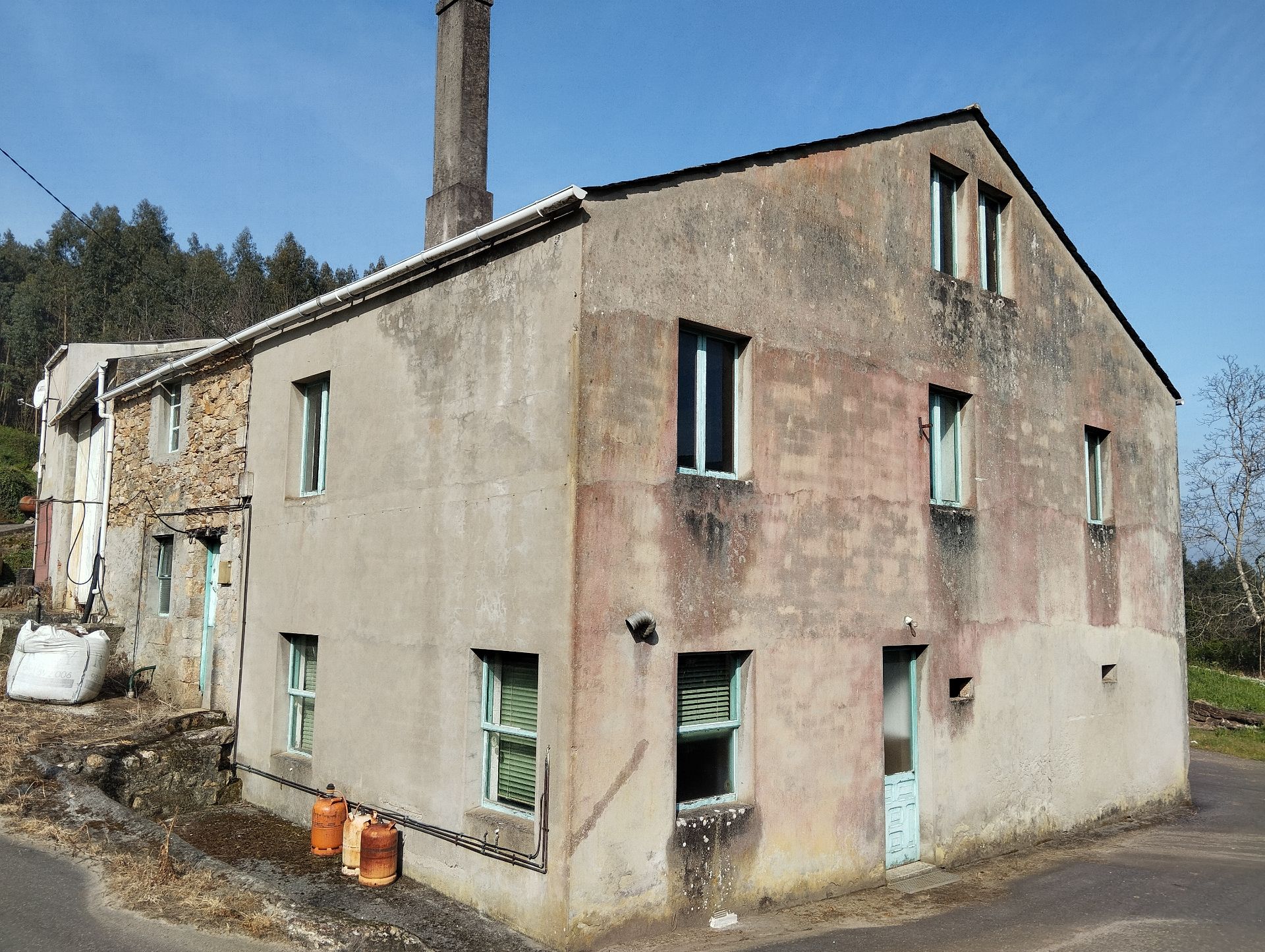 Vista exterior de Casa o xalet en venda en O Vicedo  amb Jardí privat