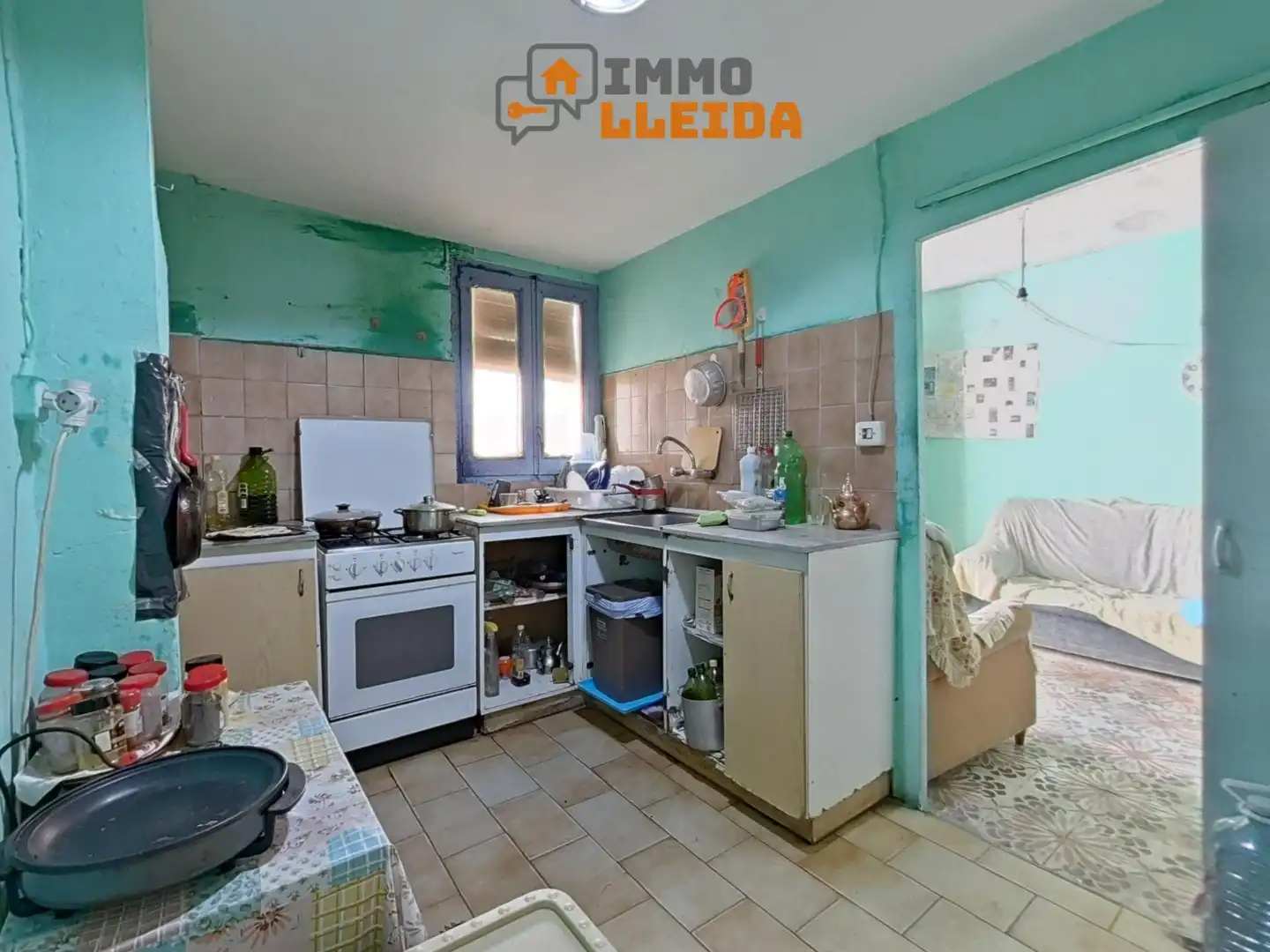 Cocina de Casa adosada en venta en Bellpuig con Jardín privado, Terraza y Trastero