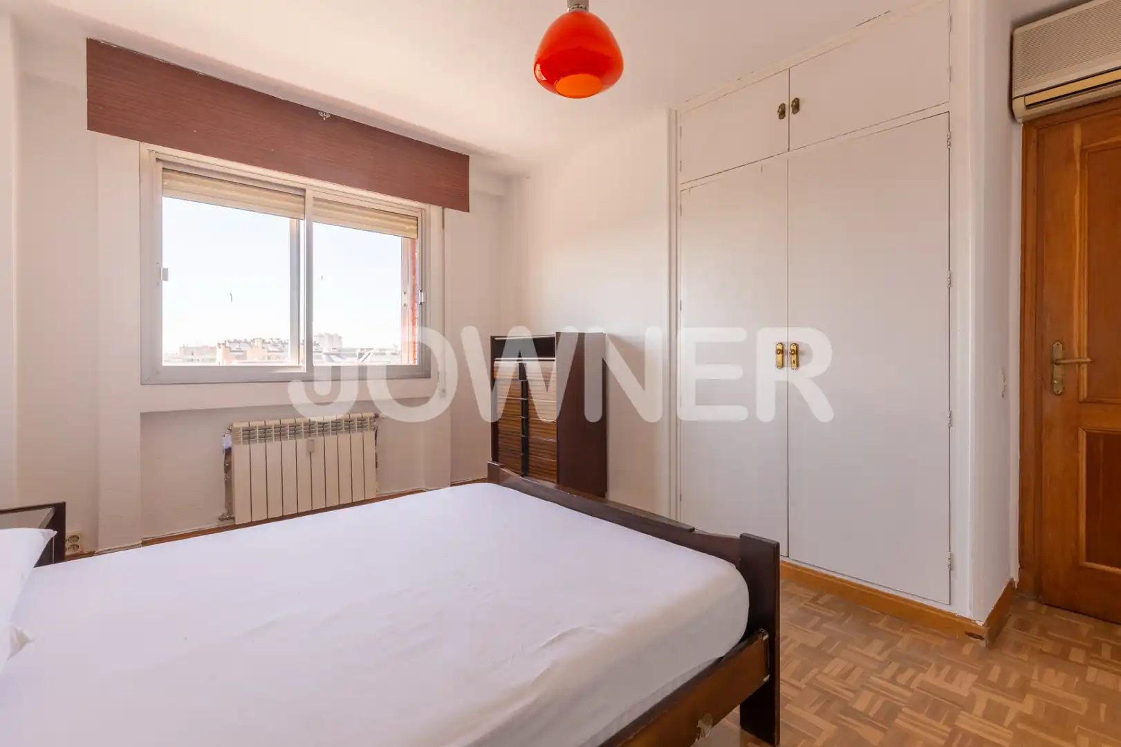 Bedroom of Flat for rent in Madrid  with Air Conditioner, Heating and Terrace