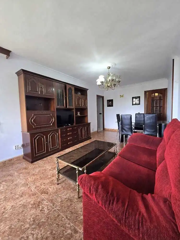 Living room of Flat for sale in Ferrol  with Heating, Terrace and Storage room