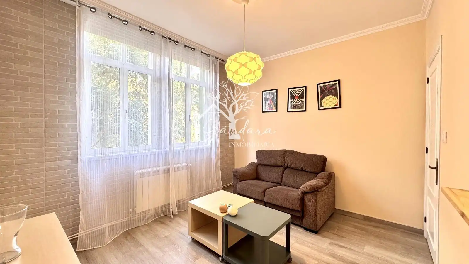 Living room of Flat for rent in Ferrol  with Heating, Furnished and Washing machine