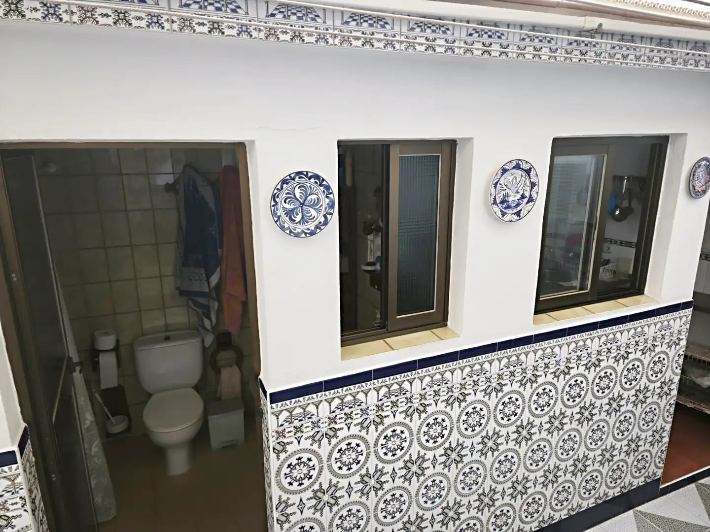 Baño de Casa adosada en venta en Málaga con Aire acondicionado, Terraza y Amueblado