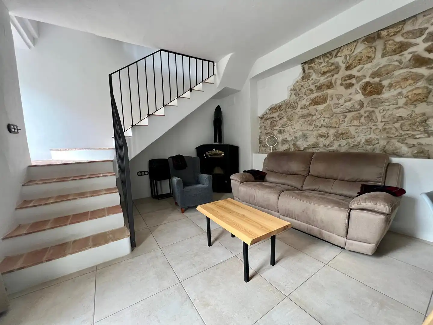 Sala d'estar de Casa o xalet en venda en Vallibona amb Terrassa, Traster i Moblat