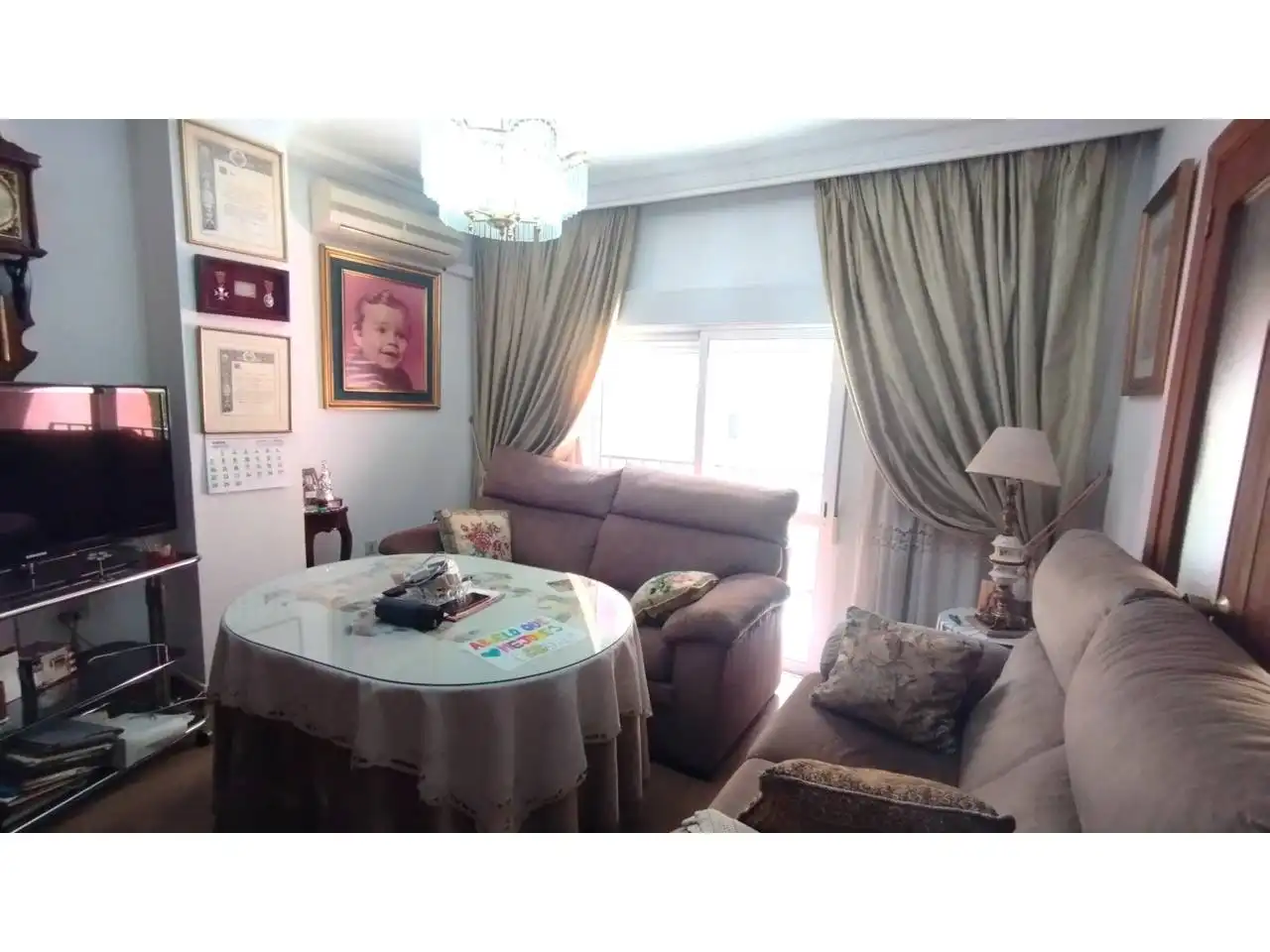 Sala de estar de Dúplex en venta en Huelva con Terraza y Amueblado