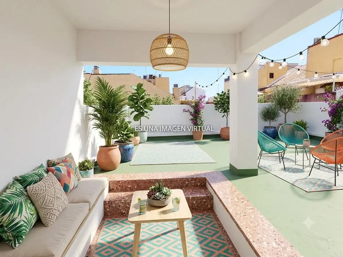 Terraza de Ático en venta en Valencia con Terraza