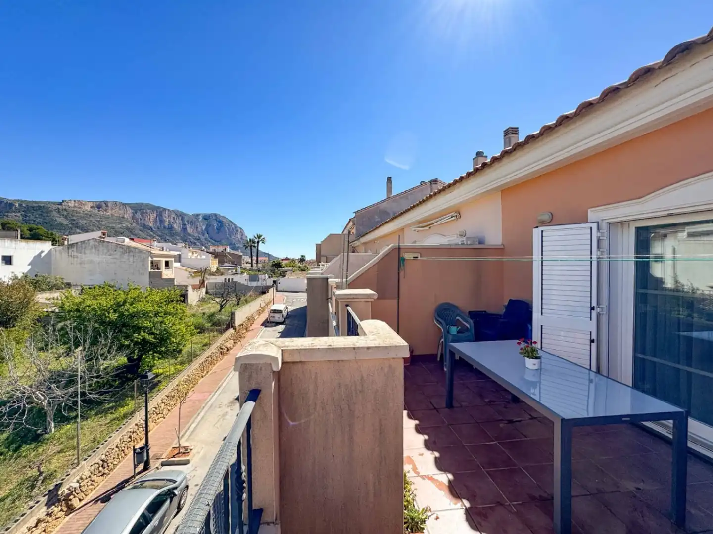 Terrasse von Dachboden zum Verkauf in Dénia mit Klimaanlage und Heizung