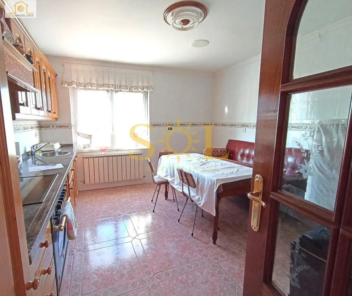 Cocina de Casa o chalet en venta en Villanueva de las Manzanas con Calefacción, Jardín privado y Parquet