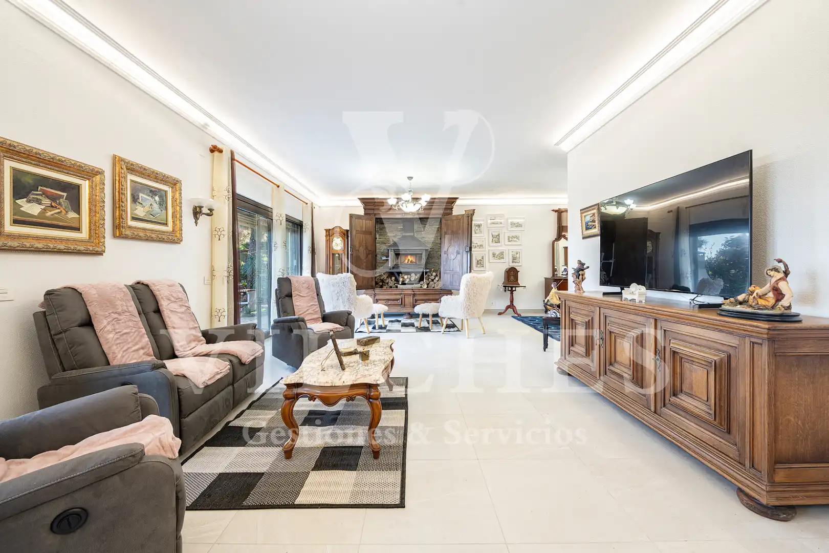 Sala d'estar de Casa o xalet en venda en Santa Brígida amb Jardí privat, Terrassa i Traster