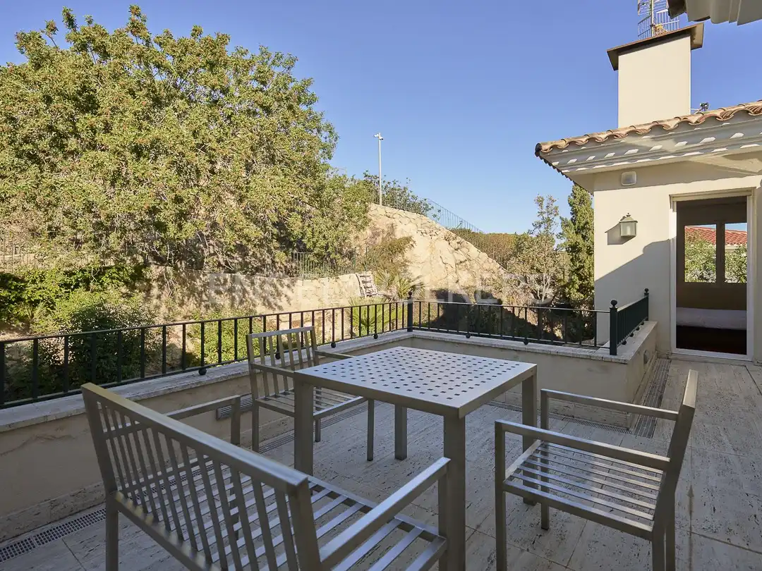 Terrace of Country homes for sale in Sitges  with Air Conditioner, Heating and Private garden