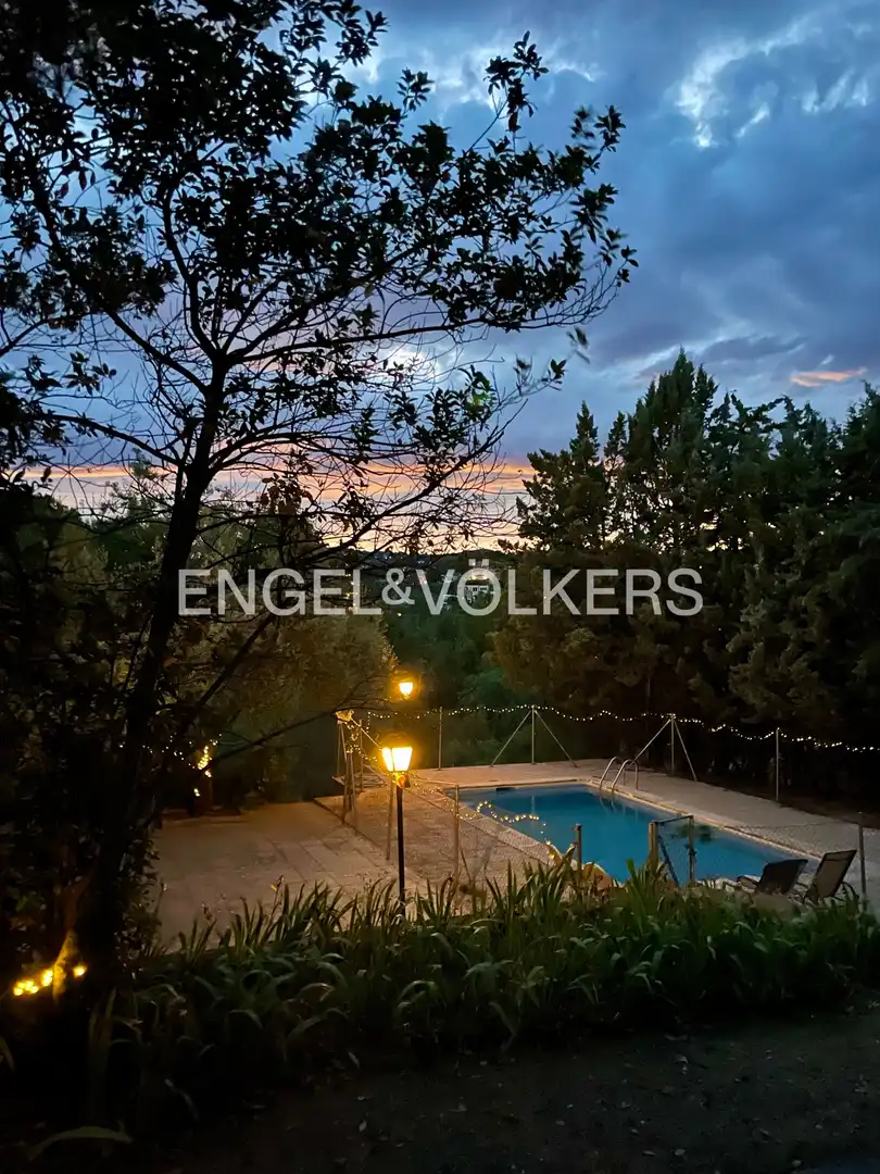 Terrassa de Casa o xalet en venda en Las Rozas de Madrid amb Calefacció, Jardí privat i Piscina