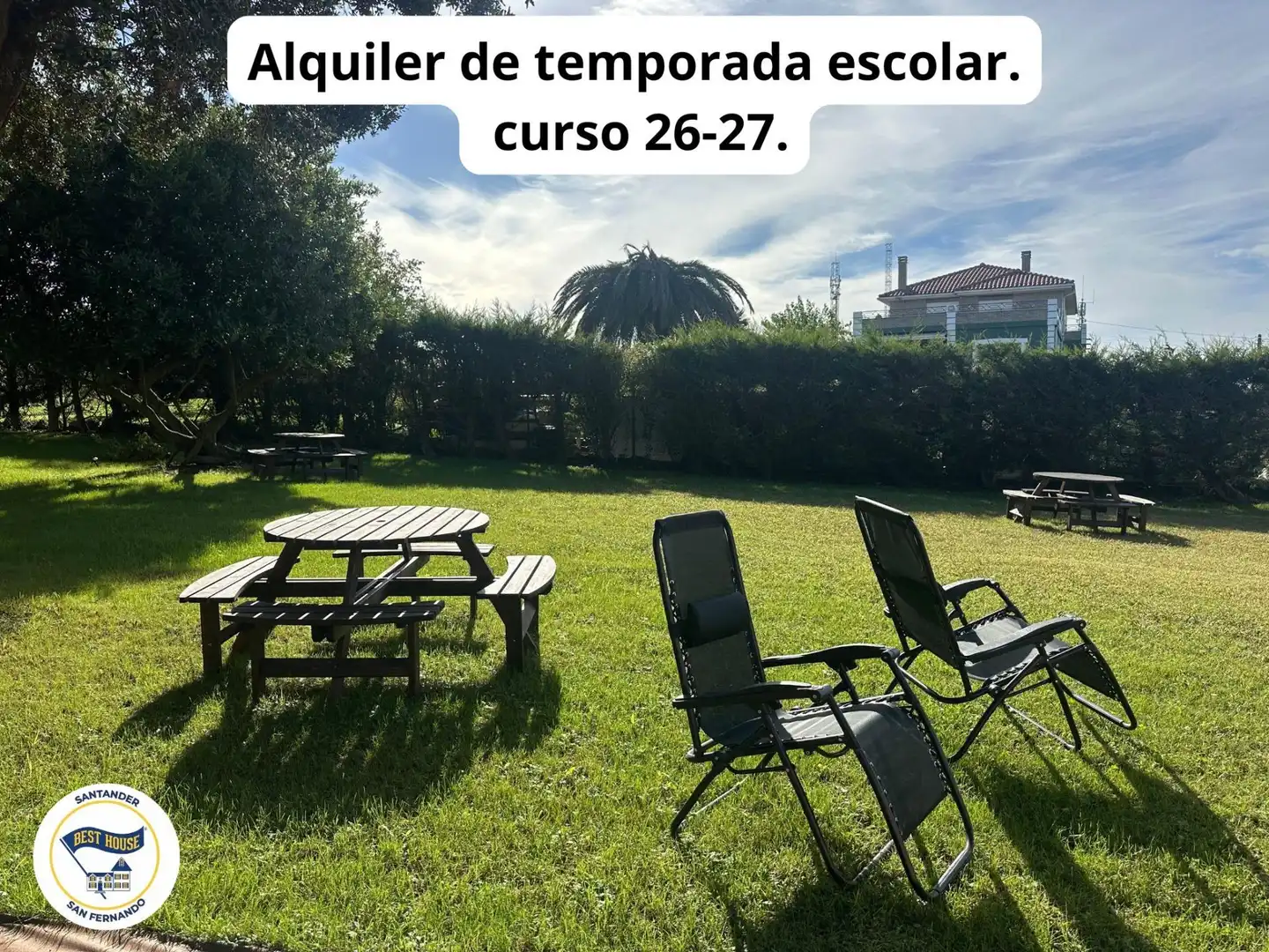 Jardín de Dúplex de alquiler en Miengo con Jardín privado, Terraza y Amueblado