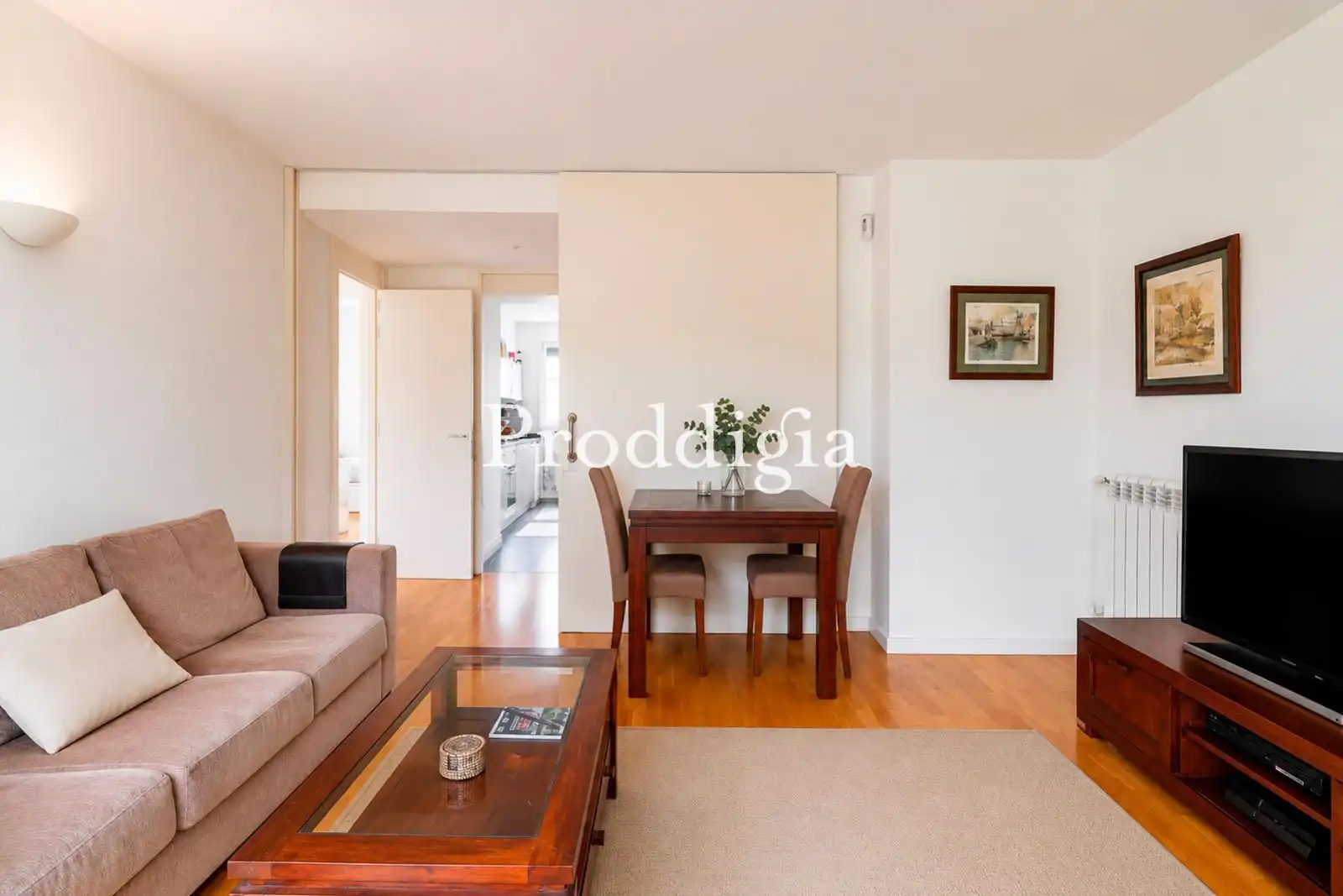 Sala de estar de Ático en venta en Sant Cugat del Vallès con Aire acondicionado, Calefacción y Terraza