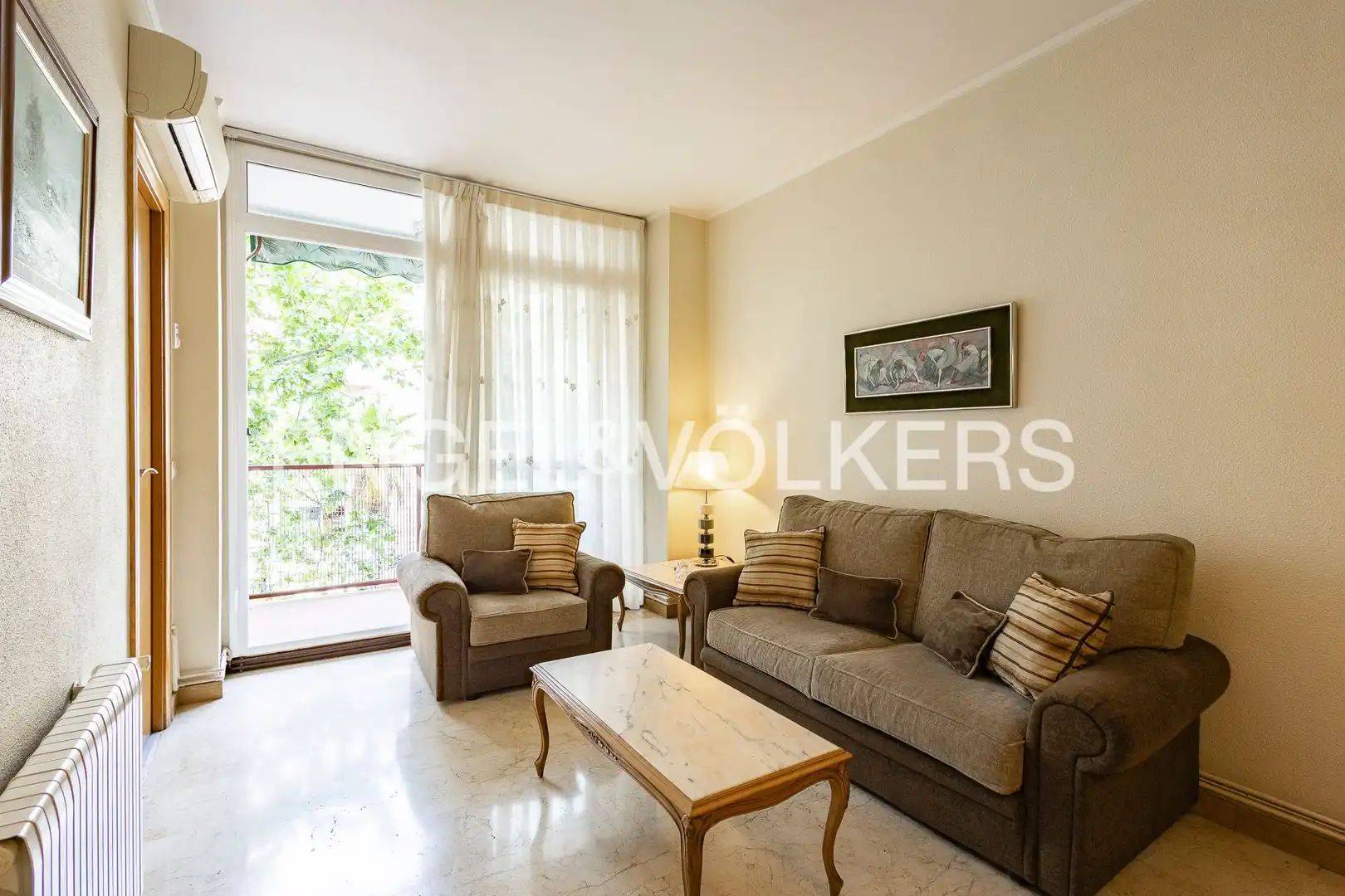 Living room of Flat for sale in Barcelona  with Air Conditioner, Heating and Balcony