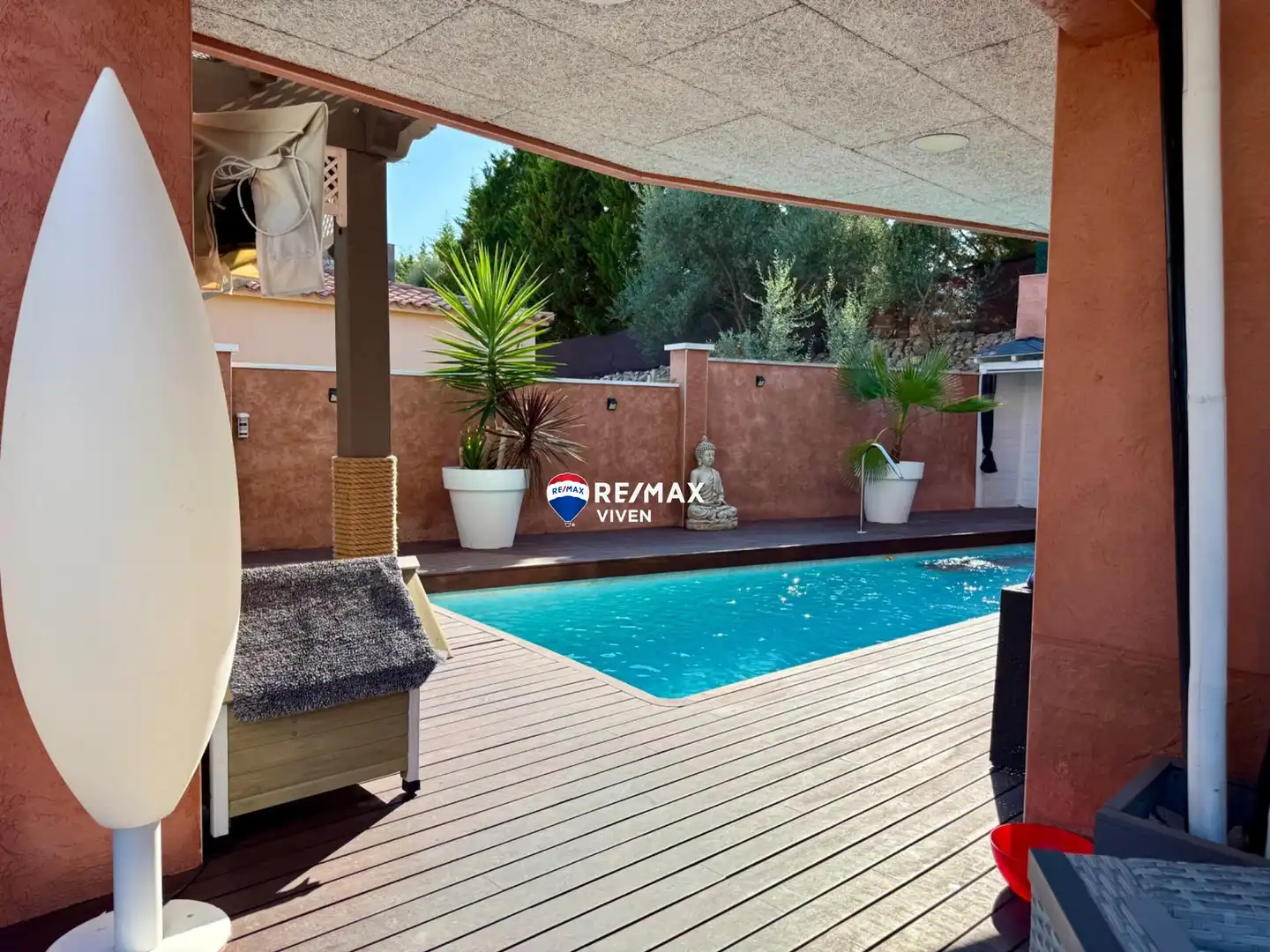 Terrassa de Casa o xalet en venda en Cunit amb Aire condicionat, Calefacció i Jardí privat