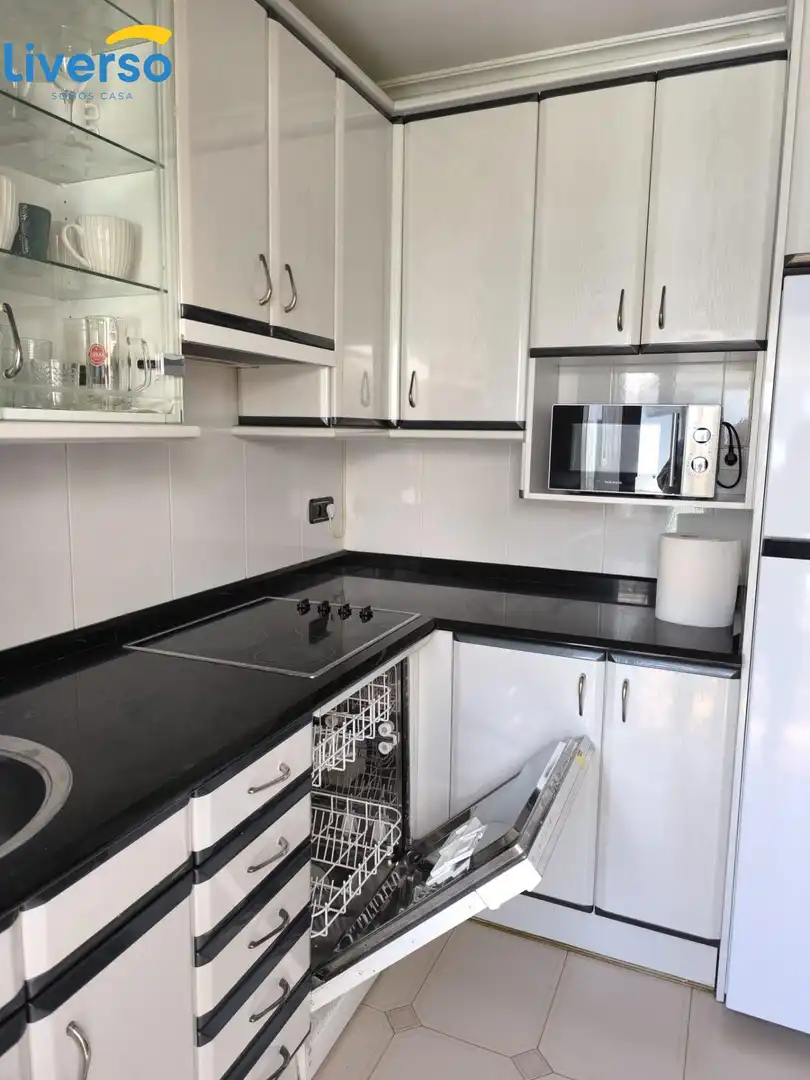 Kitchen of Flat for share in Burgos  with Heating, Terrace and Furnished