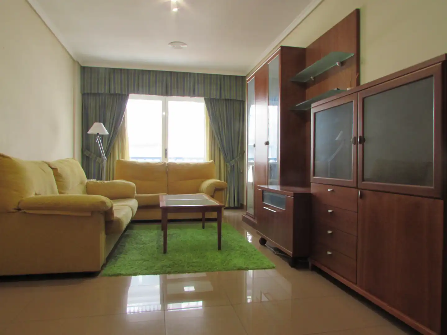 Living room of Flat for sale in Narón  with Heating, Parquet flooring and Storage room