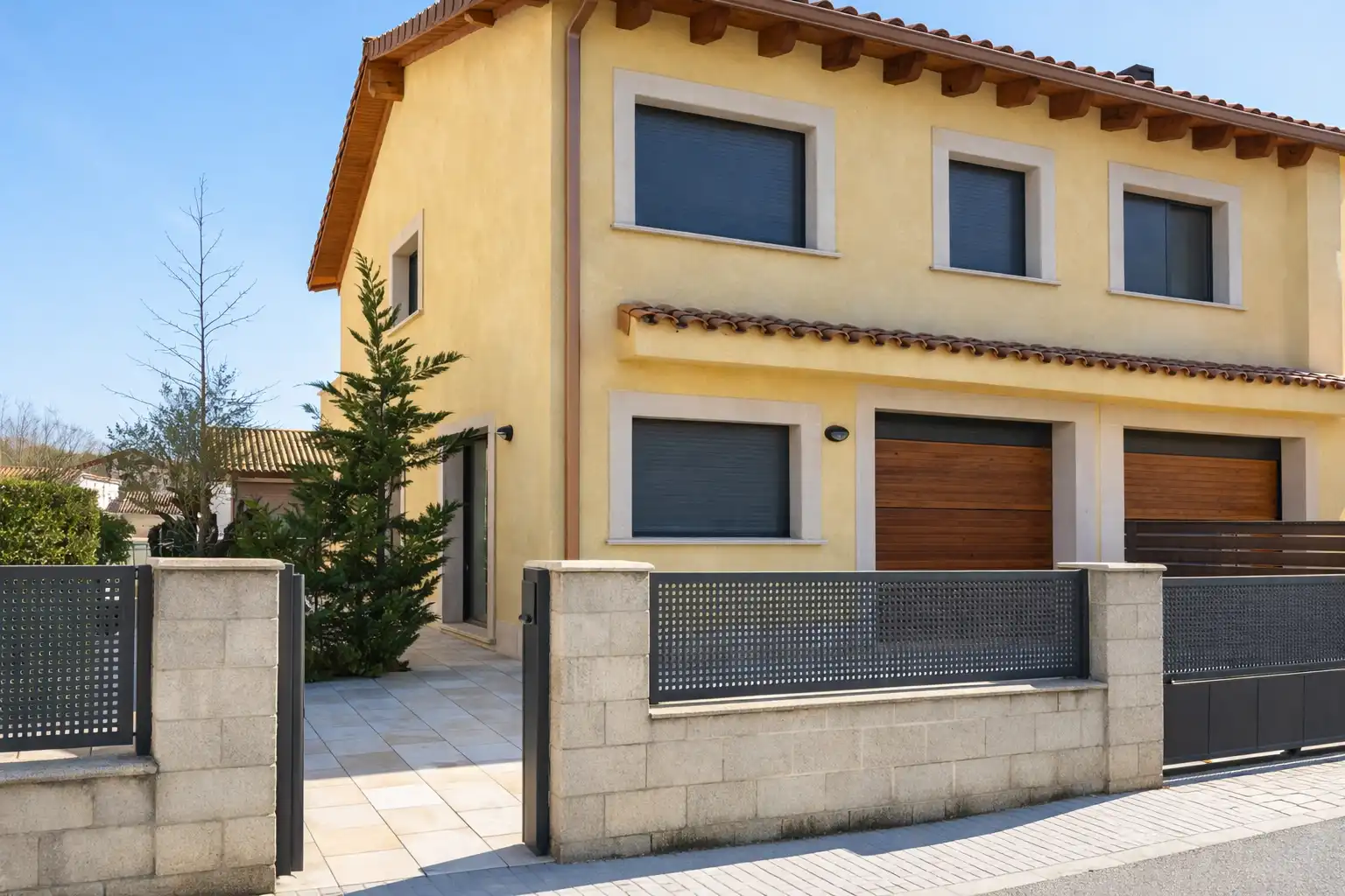Vista exterior de Casa o xalet de lloguer en Gualba amb Calefacció