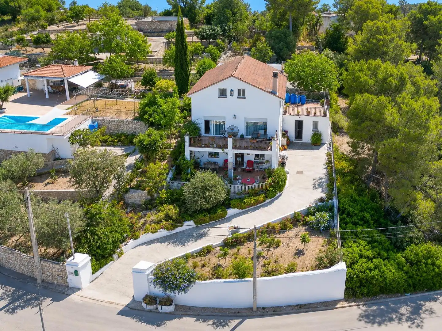 Vista exterior de Casa o xalet en venda en Olivella amb Calefacció, Jardí privat i Terrassa