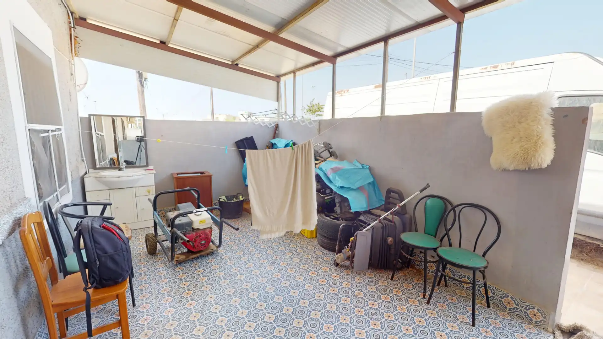 Terrace of Detached homes for sale in Elche / Elx  with Air Conditioner, Terrace and Storage room