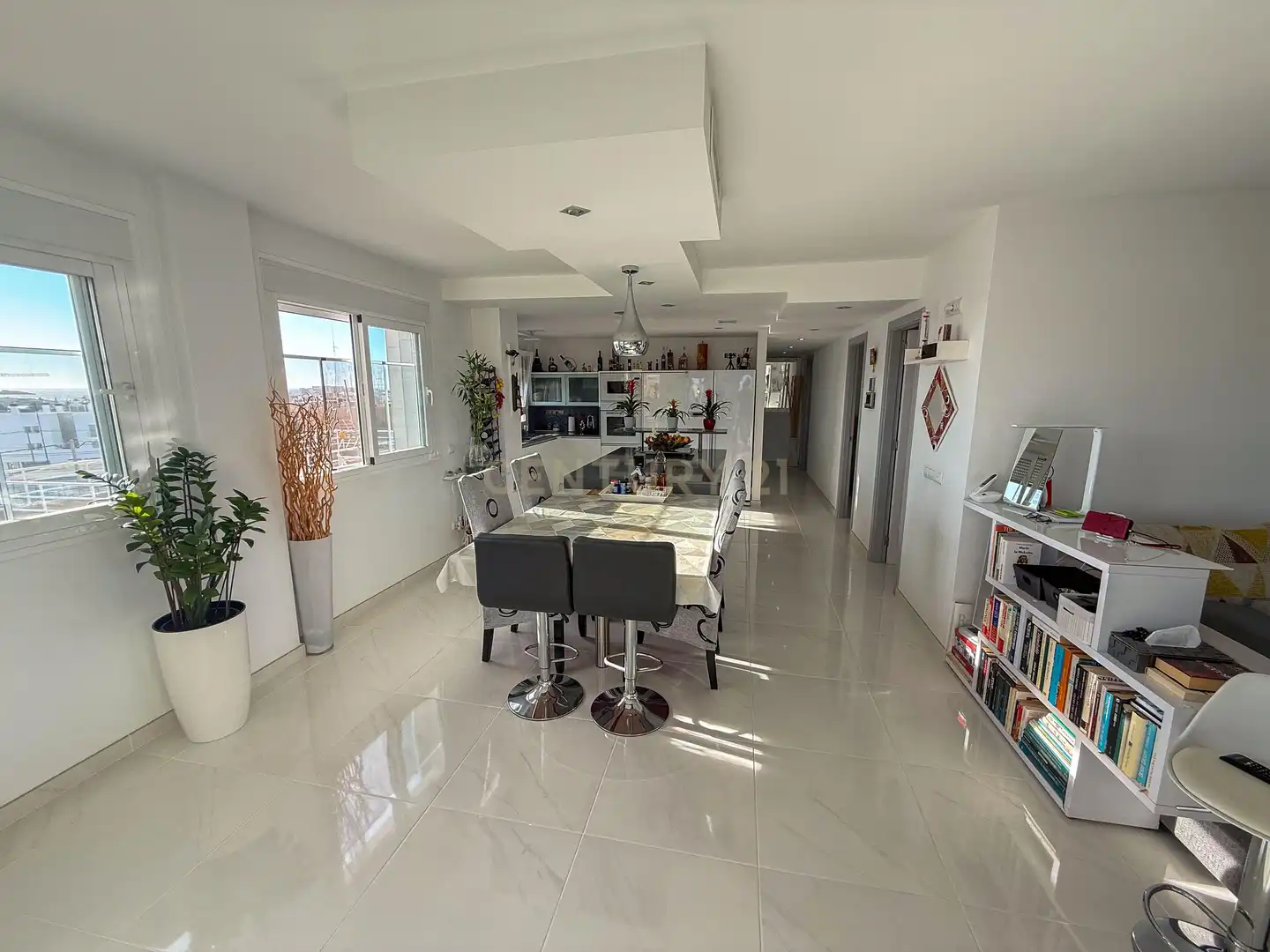 Dining room of Houses for sale in Eivissa  with Air Conditioner, Oven and Washing machine