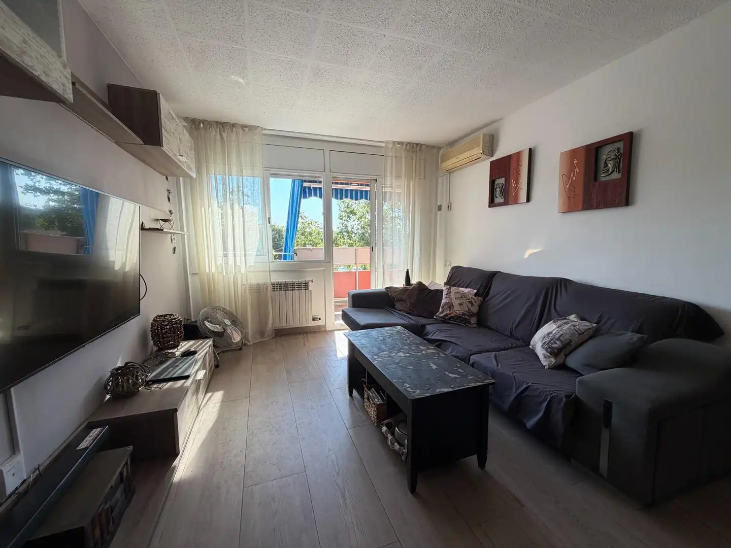Sala d'estar de Pis en venda en Terrassa amb Calefacció, Balcó i Alarma