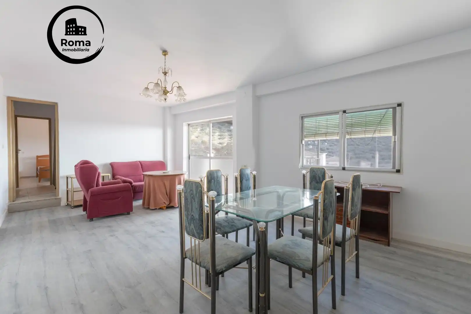 Dining room of Ground floor for sale in Moclín  with Terrace, Furnished and Balcony