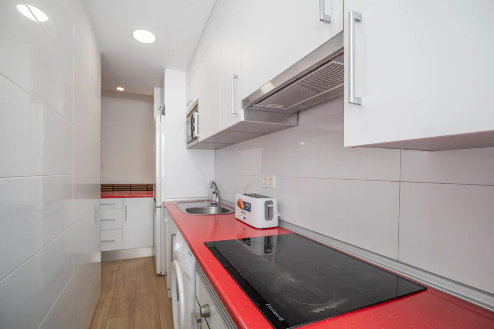Kitchen of Flat for rent in Granada  with Air Conditioner, Heating and Furnished