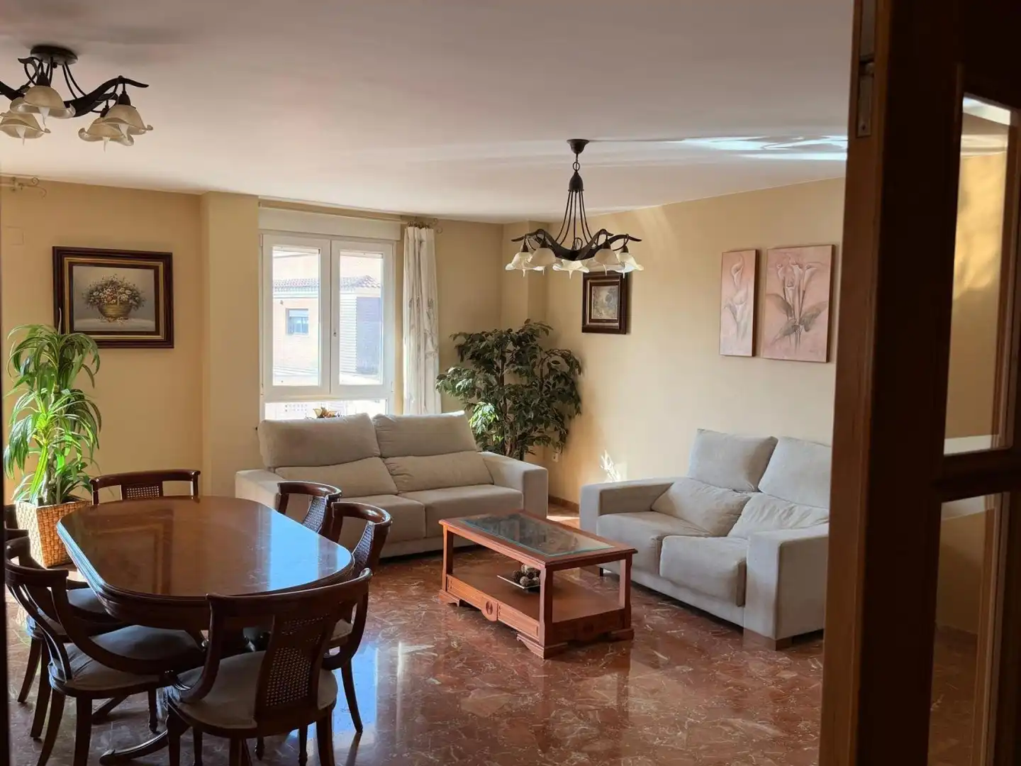 Living room of Attic for sale in Vila-real  with Air Conditioner, Terrace and Furnished
