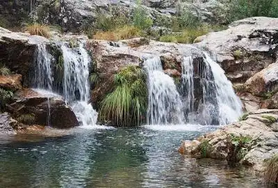 Piscina de Casa o xalet en venda en Santa María de la Alameda amb Calefacció, Jardí privat i Terrassa