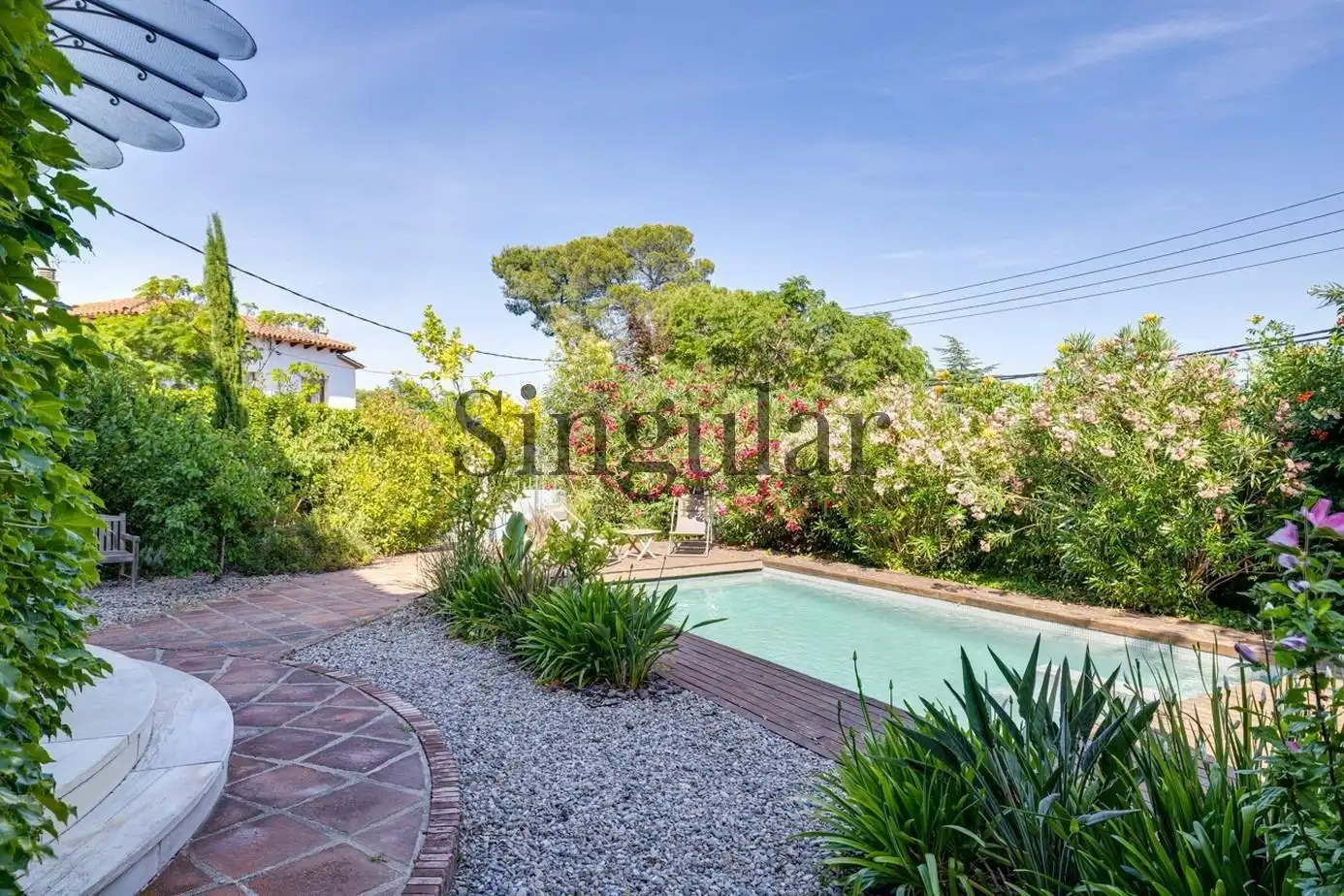 Piscina de Casa o xalet en venda en Sant Cugat del Vallès amb Calefacció, Jardí privat i Traster