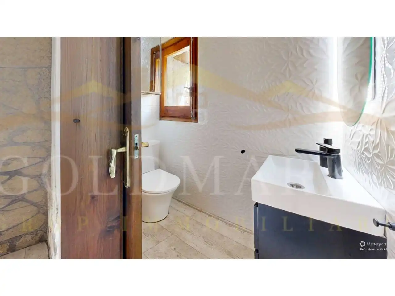 Baño de Finca rústica en venta en Sant Jaume de Frontanyà con Calefacción y Jardín privado