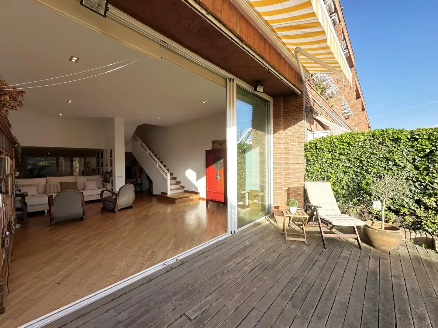 Terrassa de Casa adosada en venda en Sant Cugat del Vallès amb Calefacció, Jardí privat i Terrassa