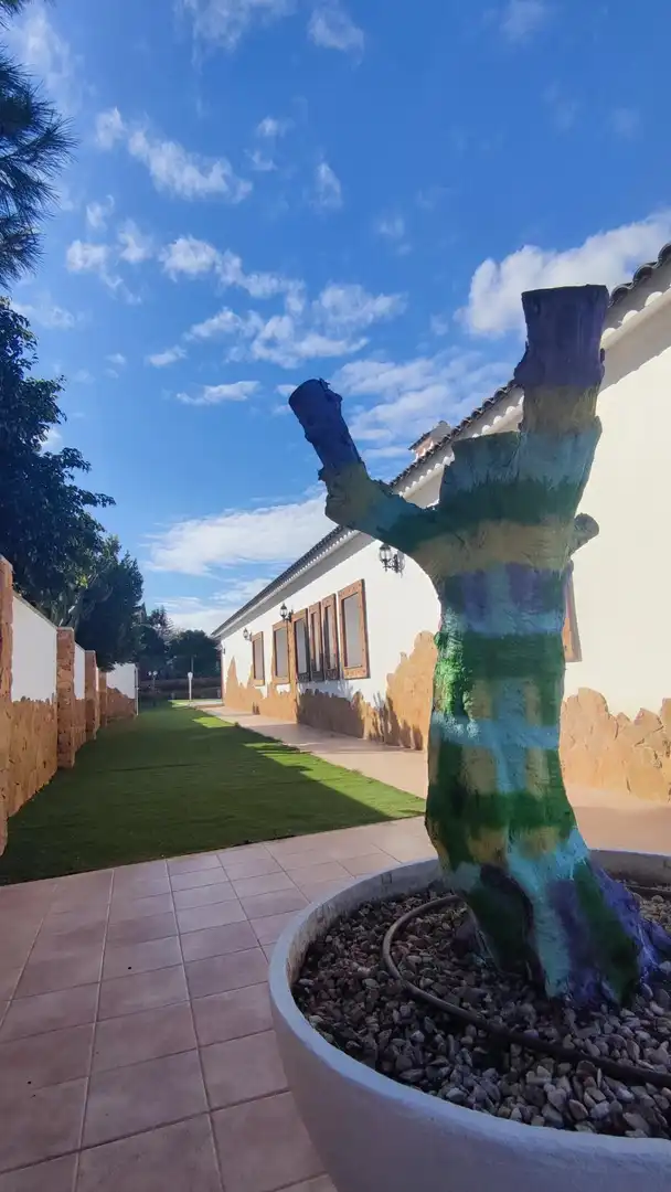 Vista exterior de Casa o chalet en venta en Mutxamel con Aire acondicionado, Calefacción y Jardín privado