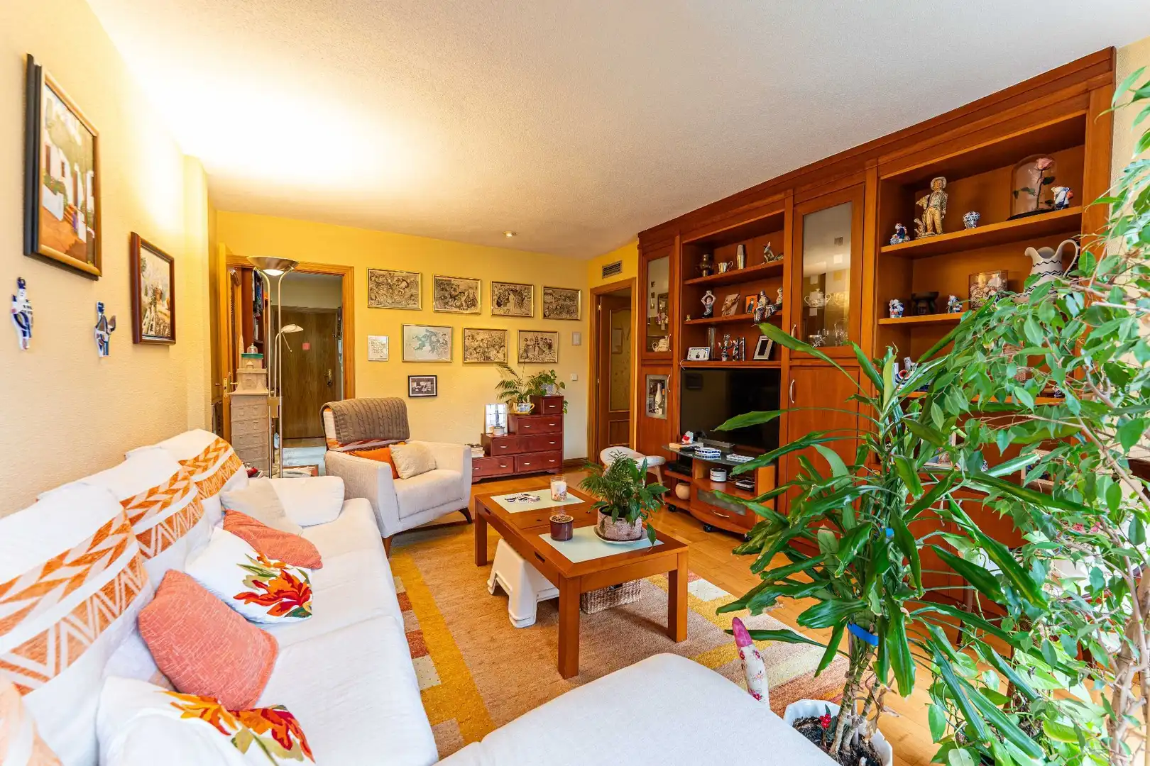Wohnzimmer von Wohnung zum Verkauf in Fuenlabrada mit Klimaanlage, Heizung und Terrasse