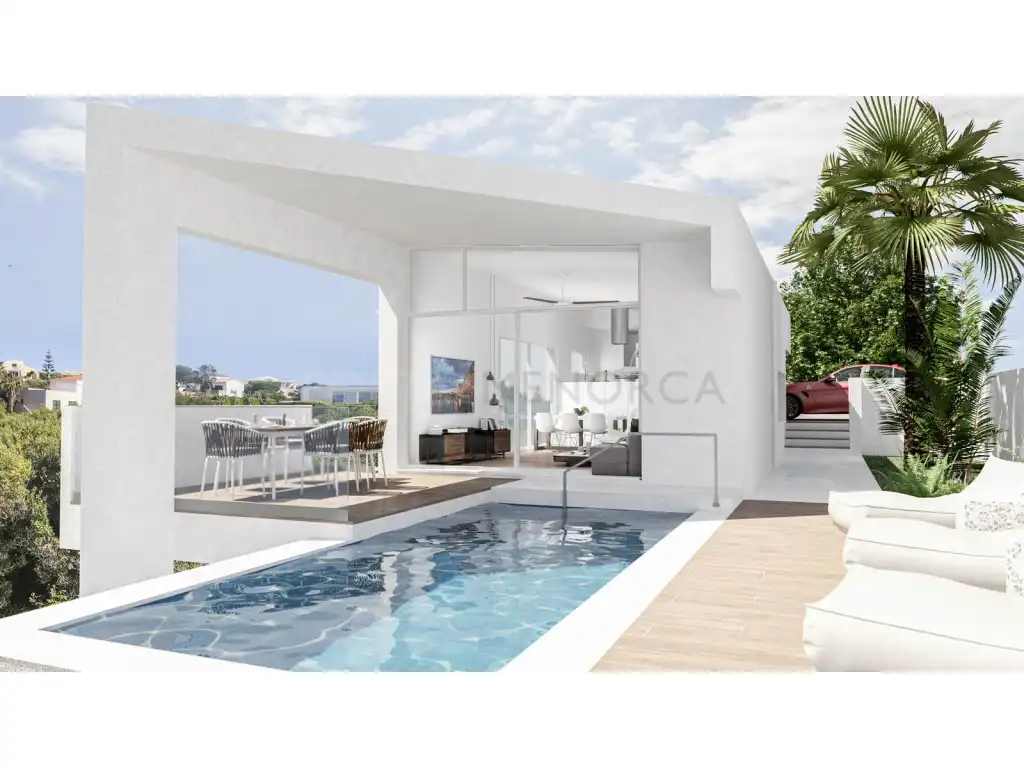 Terrassa de Casa o xalet en venda en Maó - Mahón amb Piscina