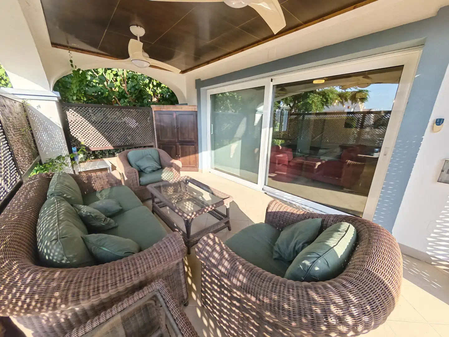 Terraza de Casa o chalet en venta en Alhaurín de la Torre con Aire acondicionado, Calefacción y Jardín privado