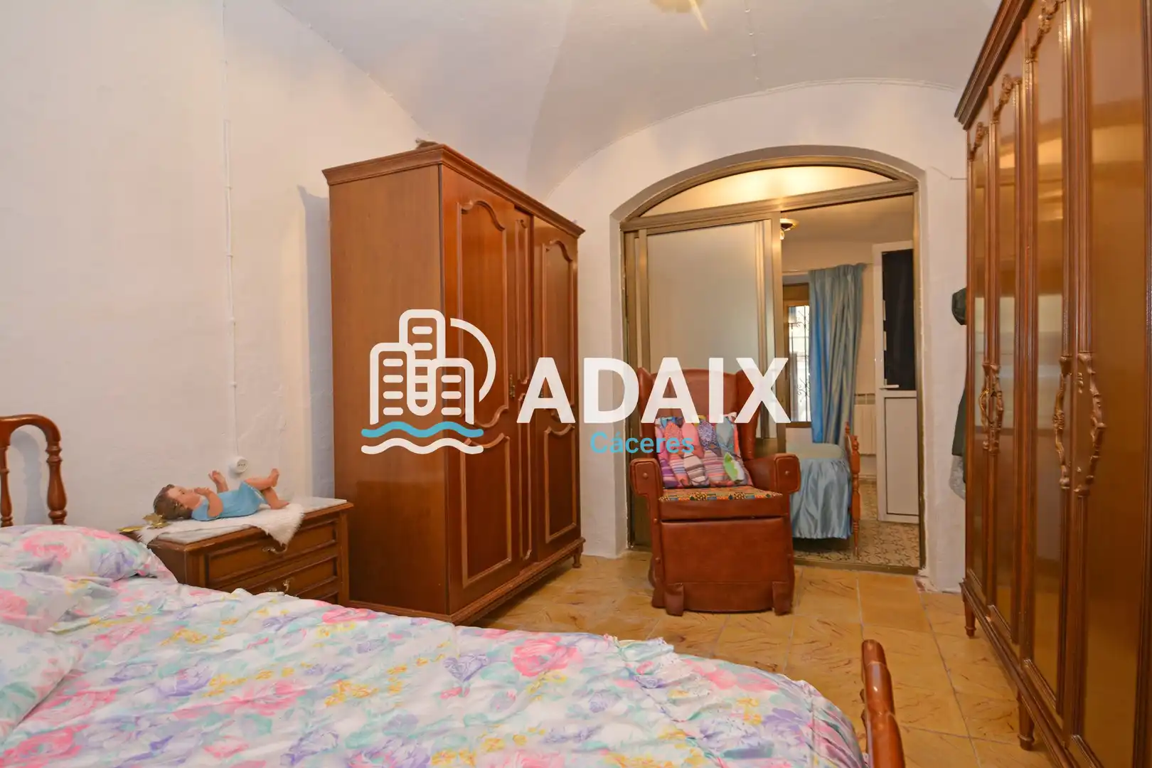 Habitación de Casa adosada en venta en Aldea del Cano con Calefacción, Terraza y Trastero