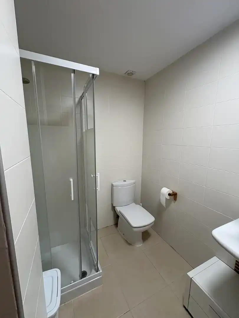 Badezimmer von Wohnung zur Miete in Carboneras mit Klimaanlage, Schwimmbad und Möbliert