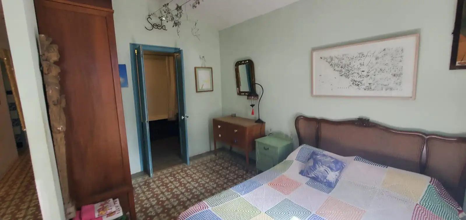 Schlafzimmer von Einfamilien-Reihenhaus zum Verkauf in L'Escala mit Heizung, Terrasse und Möbliert