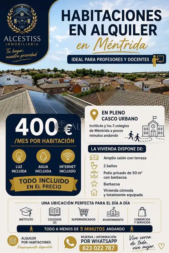 Vista exterior de Piso de alquiler en Méntrida con Aire acondicionado, Calefacción y Terraza