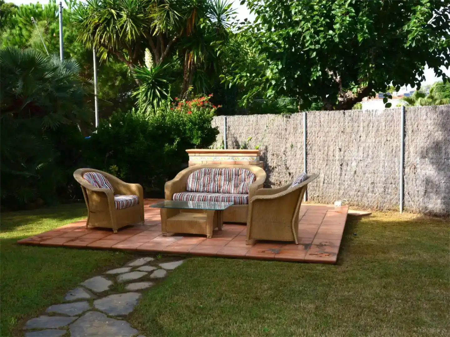 Terrasse von Wohnung zur Miete in Sitges mit Klimaanlage, Schwimmbad und Balkon