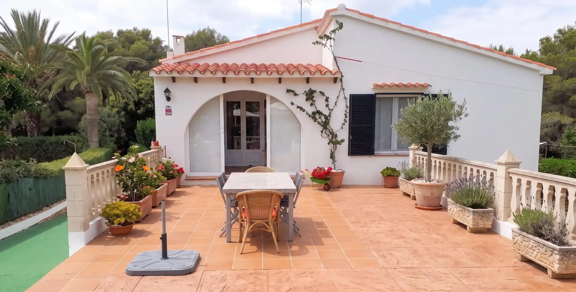 Terraza de Casa o chalet en venta en Es Mercadal con Aire acondicionado, Jardín privado y Parquet