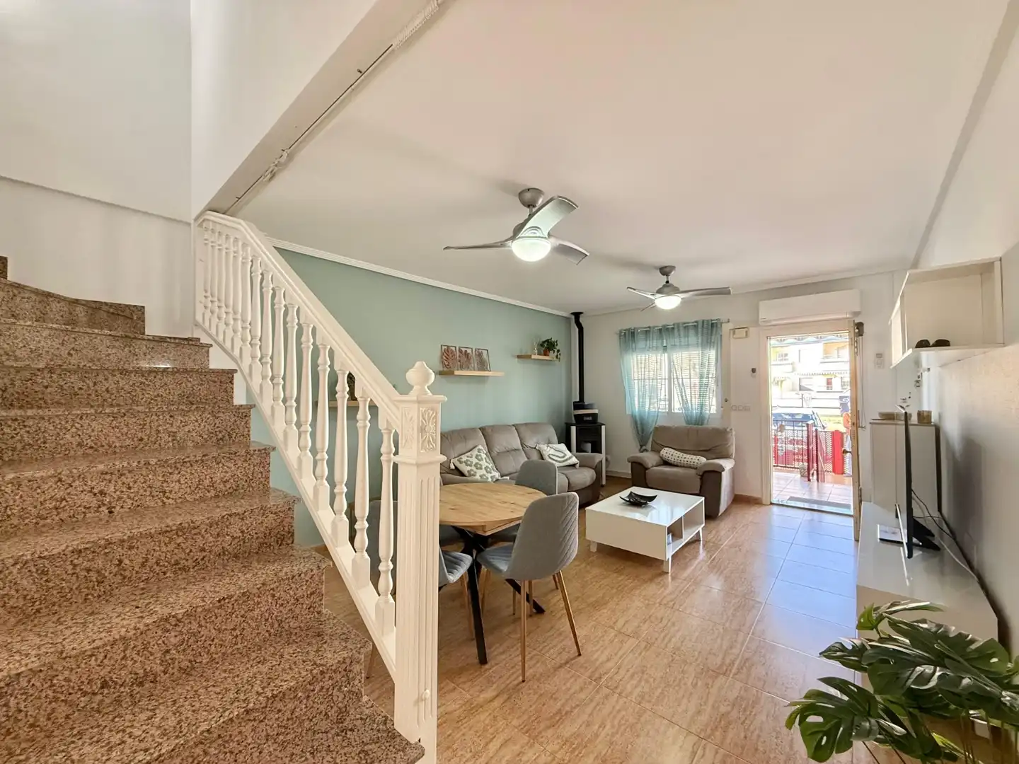 Living room of Houses for rent in San Pedro del Pinatar  with Air Conditioner, Heating and Terrace