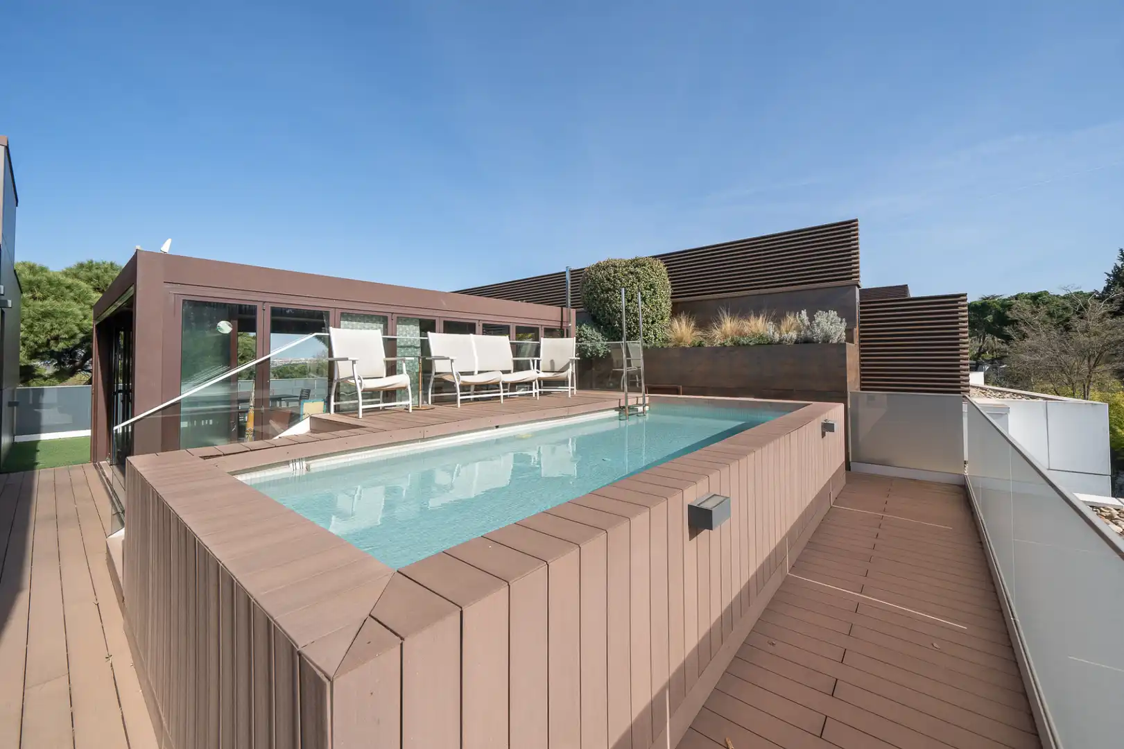 Piscina de Àtic en venda en Pozuelo de Alarcón amb Aire condicionat, Calefacció i Jardí privat