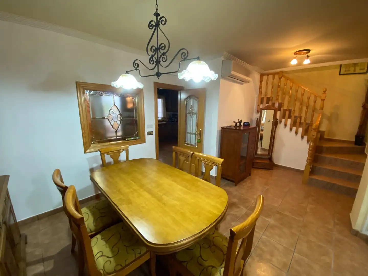 Esszimmer von Haus oder Chalet zum Verkauf in Sax mit Klimaanlage, Terrasse und Schwimmbad