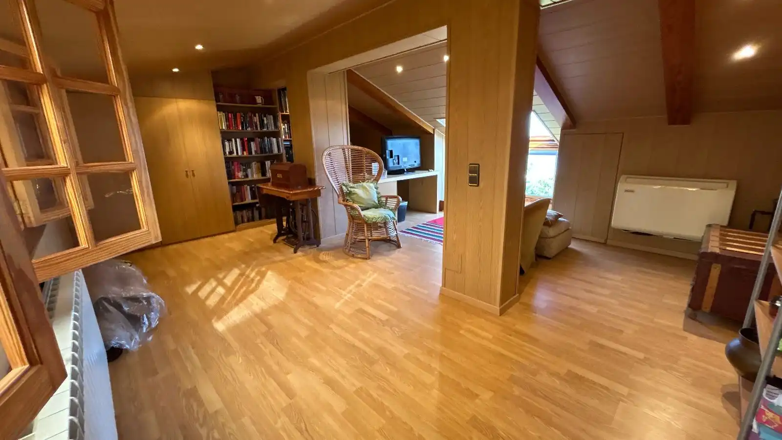 Wohnzimmer von Einfamilien-Reihenhaus zum Verkauf in  Palma de Mallorca mit Klimaanlage, Heizung und Terrasse