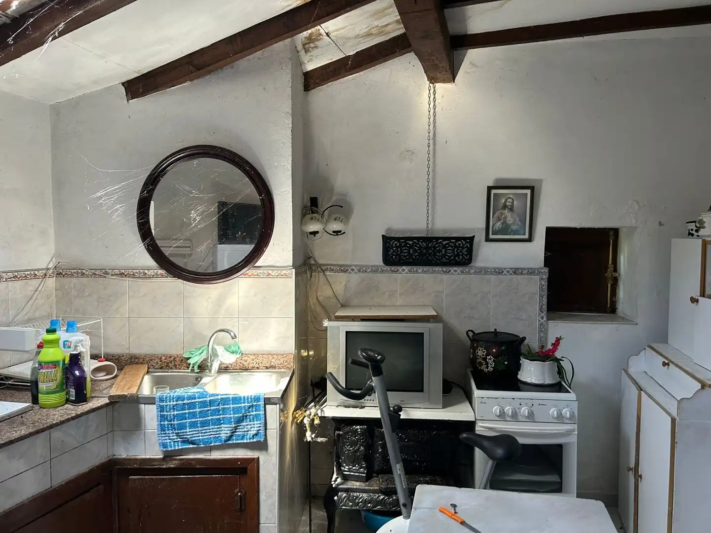 Küche von Haus oder Chalet zum Verkauf in Cangas de Onís mit Privatgarten