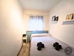 Bedroom of Flat for rent in Zaragoza  with Heating, Furnished and Oven