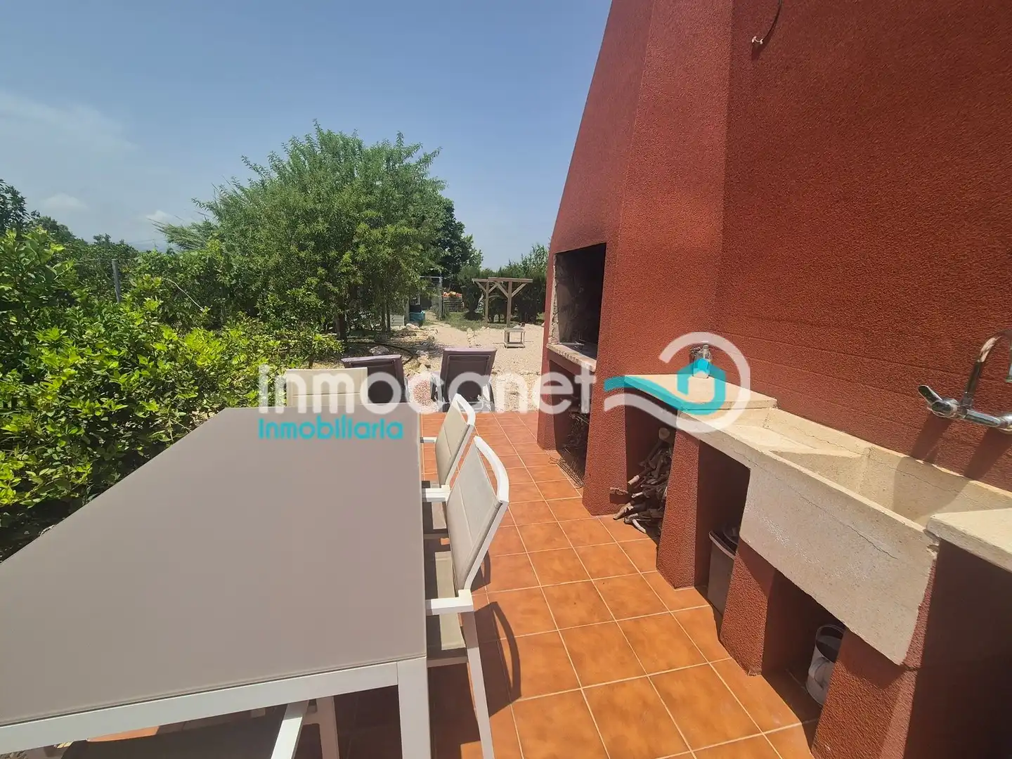 Terraza de Finca rústica en venta en Oliva con Jardín privado, Terraza y Trastero